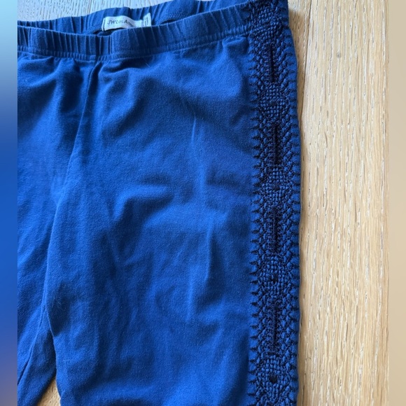 JOHNNY WAS EMBROIDERED LEGGINGS - NAVY SIZE XS - Picture 4 of 9